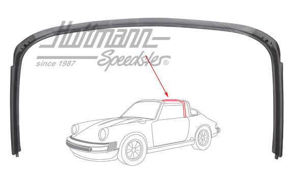 Junta, soporte Targa, anterior, 86-                                                                 