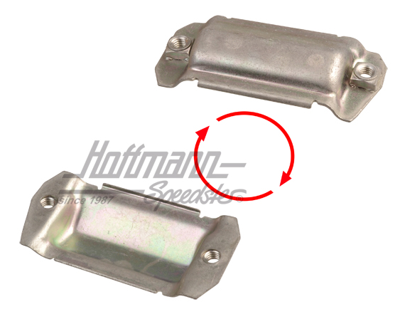 Chapa de cubierta, intercambiador de calor, Tipo 4, izquierda | 021 256 321 D | 090-1520-01