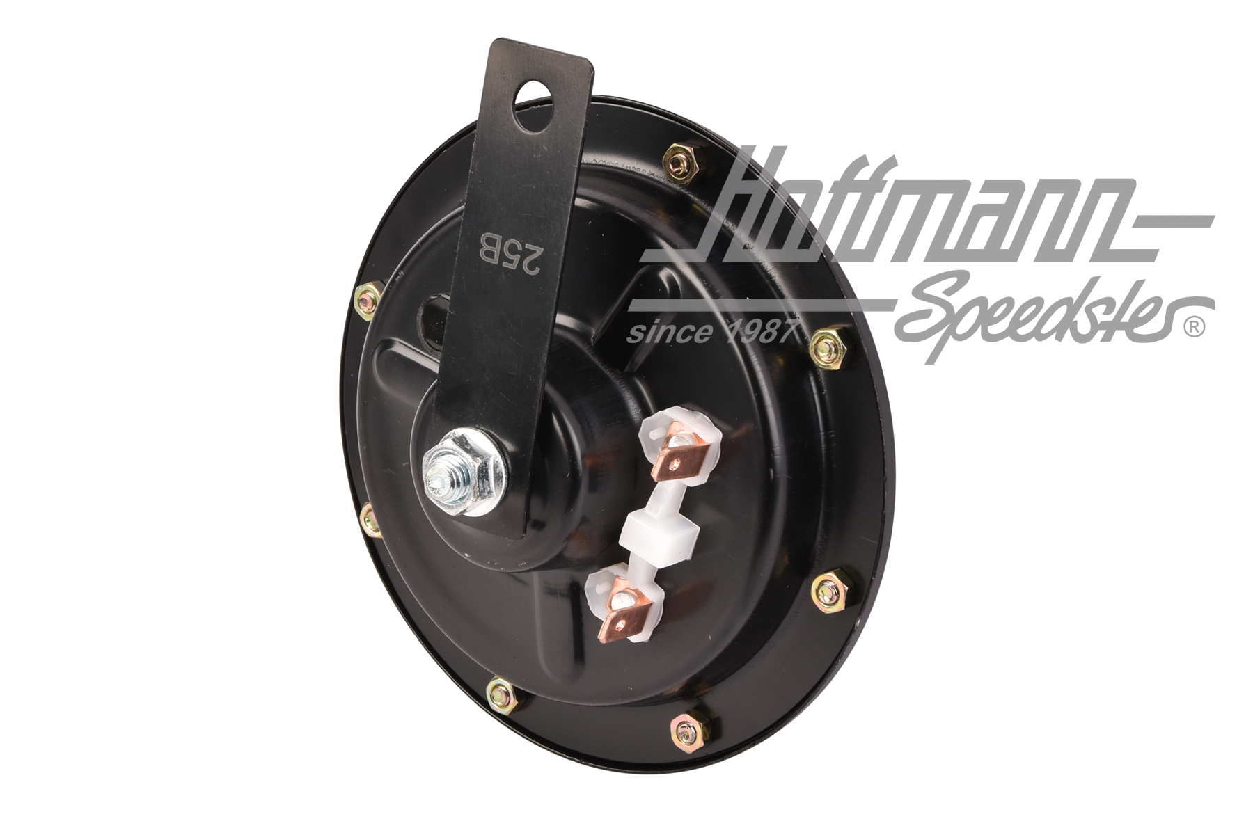 Claxon, negro/negro, 12 voltios, 120mm                                                              