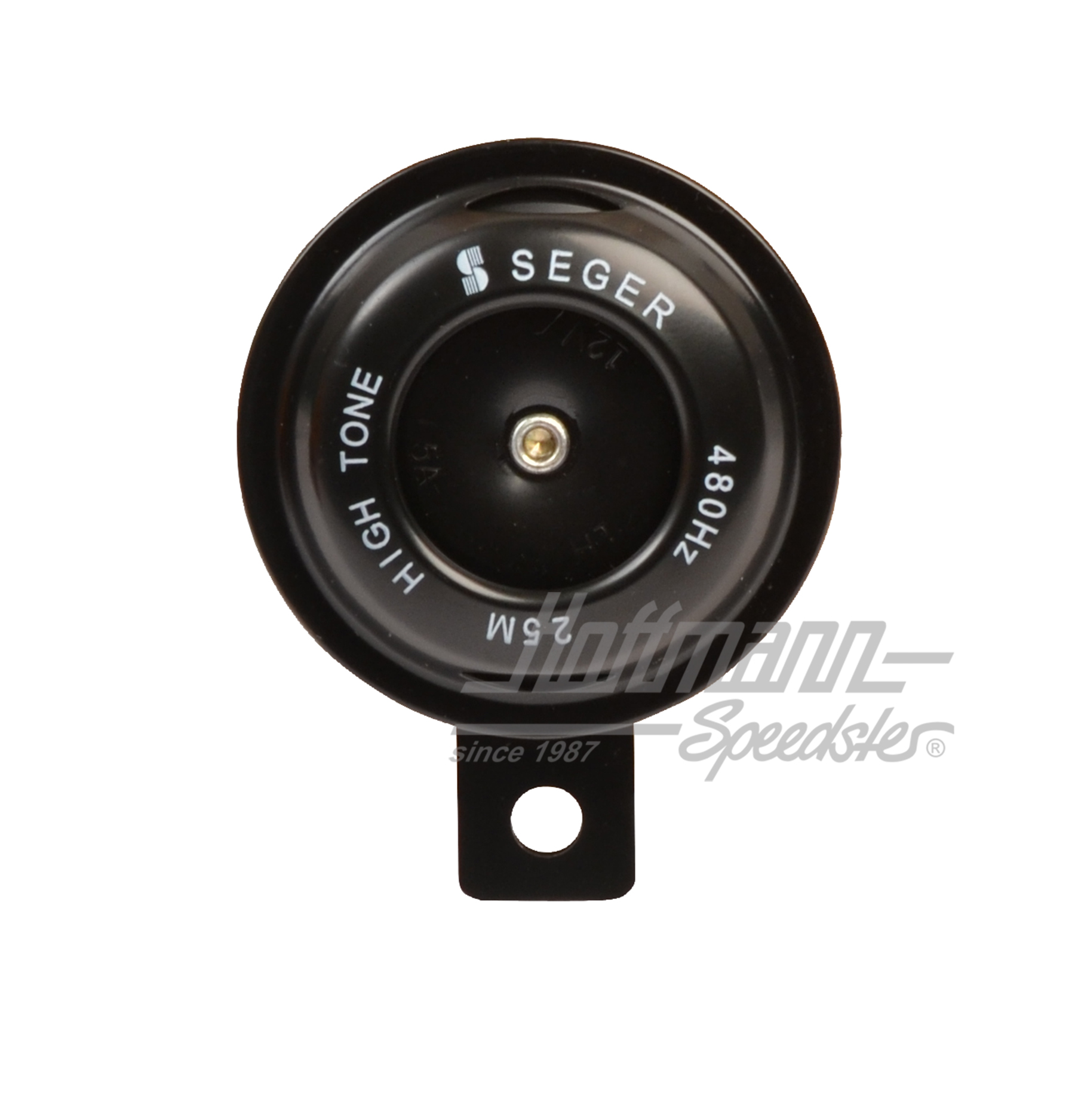 Claxon, 72 mm, alta frequencia 480, negro | 25MI1200 | 200-8013