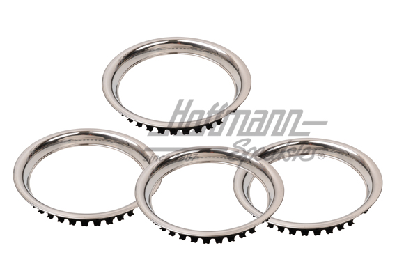 Anillo decorativo de rueda, universal, acero inoxidable, 16 pulgadas | 2603 | 070-8352