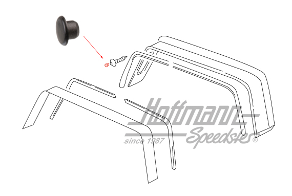 Caperuza, para 515-0150, soporte Targe, 74-94                                                       