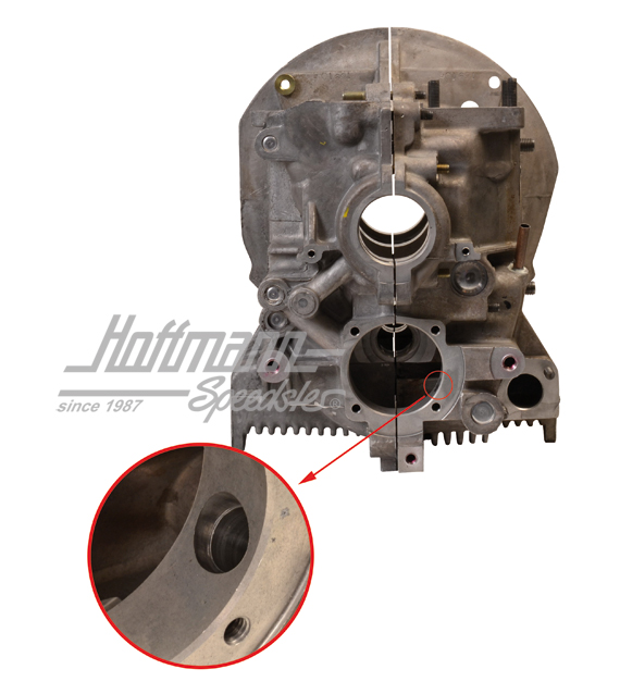 Cárter del cigüeñal, estándar, 1.3-1.6, Aluminio                                                    