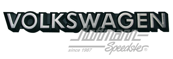 Logotipo "Volkswagen", posterior (cromado) | 321 853 685 C GX2 | 180-6580