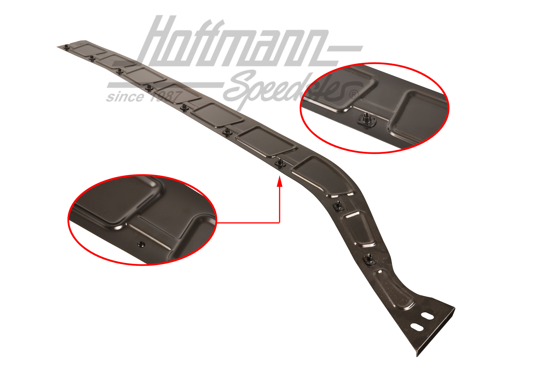 Base de conducto de aire caliente, -70, izquierda, Calidad Superior | 111 801 171 C | 050-1459-01