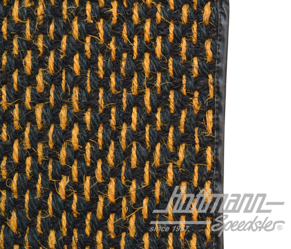 Alfombrillas, fibra de coco, 72-, amarillo / negro                                                  