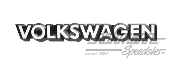 Logotipo "Volkswagen", posterior (blanco) | 321 853 685 C QK6 | 180-6580-04