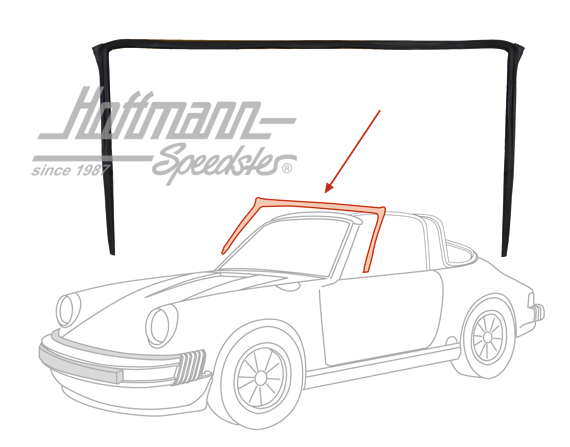 Junta, marco parabrisas, 86-94                                                                      