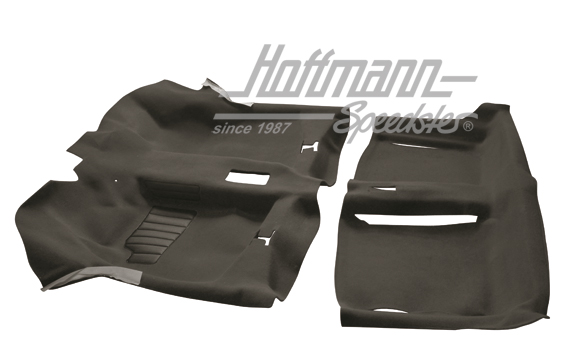 Juego de alfombrillas, Golf 1 Cabriolet, negro | CK5504 Black | 180-3012-10