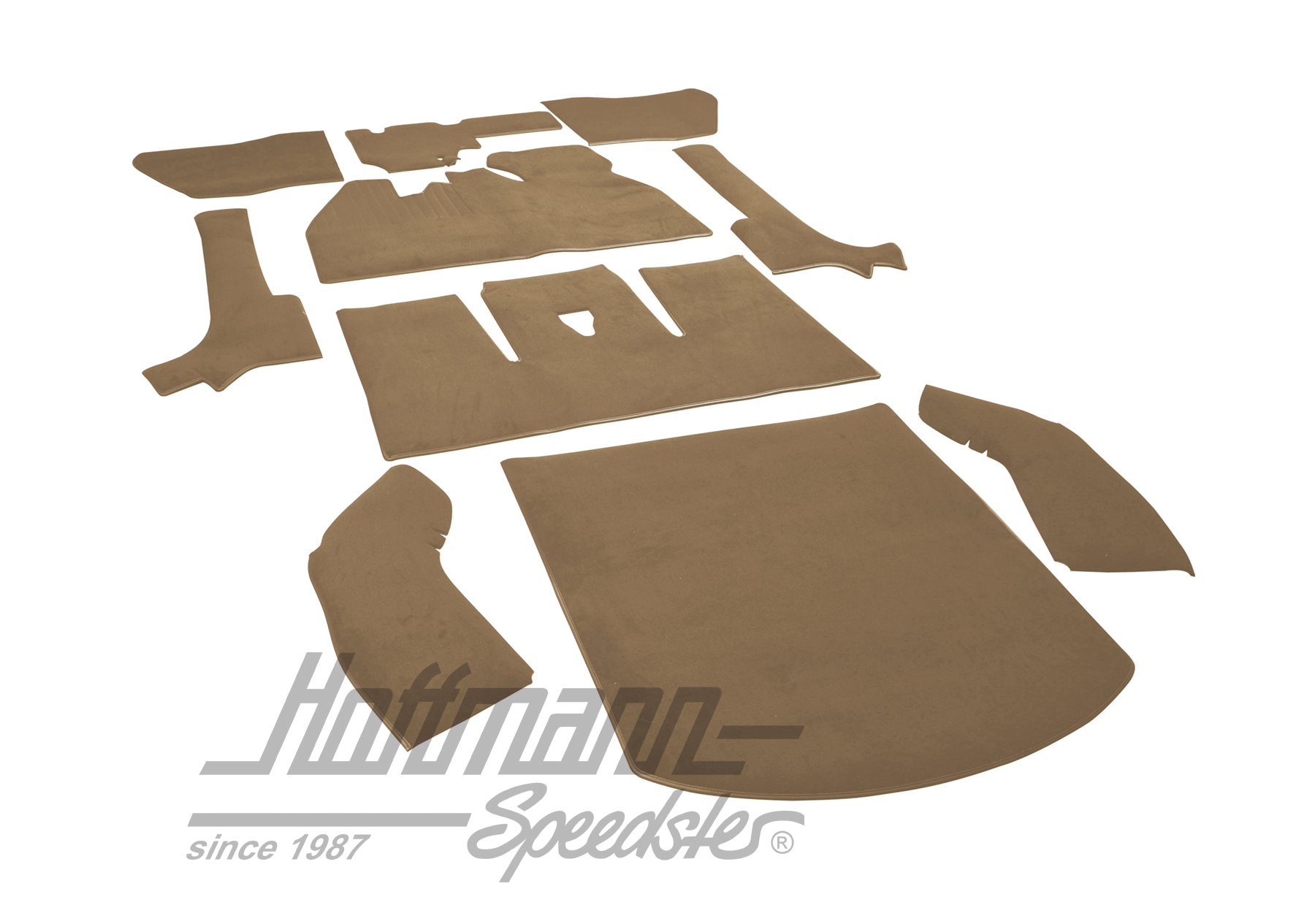 Juego de alfombrillas, Escarabajo Cabriolet, 8.66-7.70, beige                                       