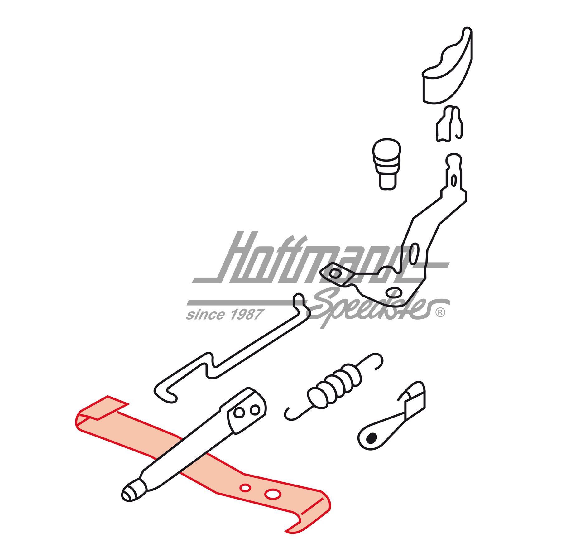 Chapa de seguridad, ajuste del asiento, 8.72-7.75                                                   