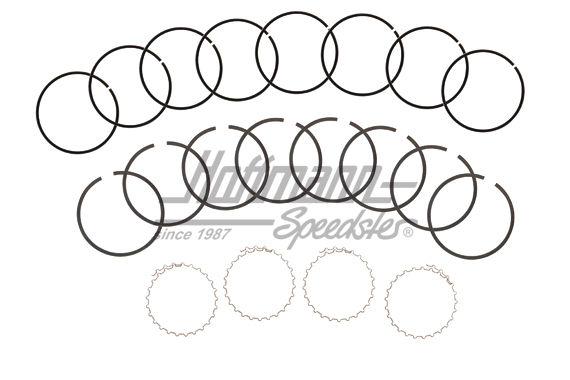 Aros de pistón 83 mm, 1500, para 4 pistones | 311 198 163 A  (2mm) | 010-0524-10