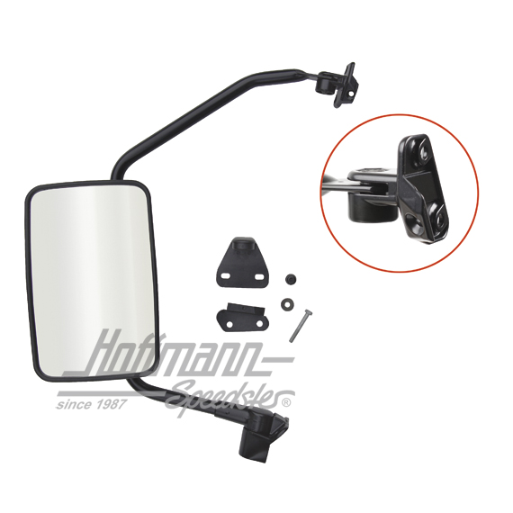 Retrovisor exterior, Furgoneta T3, grande, izquierdo | 251 857 513 F | 370-5117-01