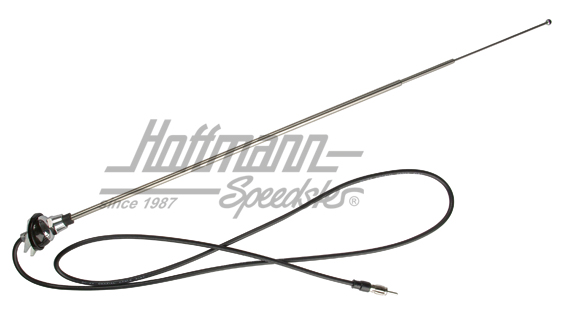 Antena, Karmann Ghia / Porsche 356, soporte redondo | --- --- --- | 020-4395-40