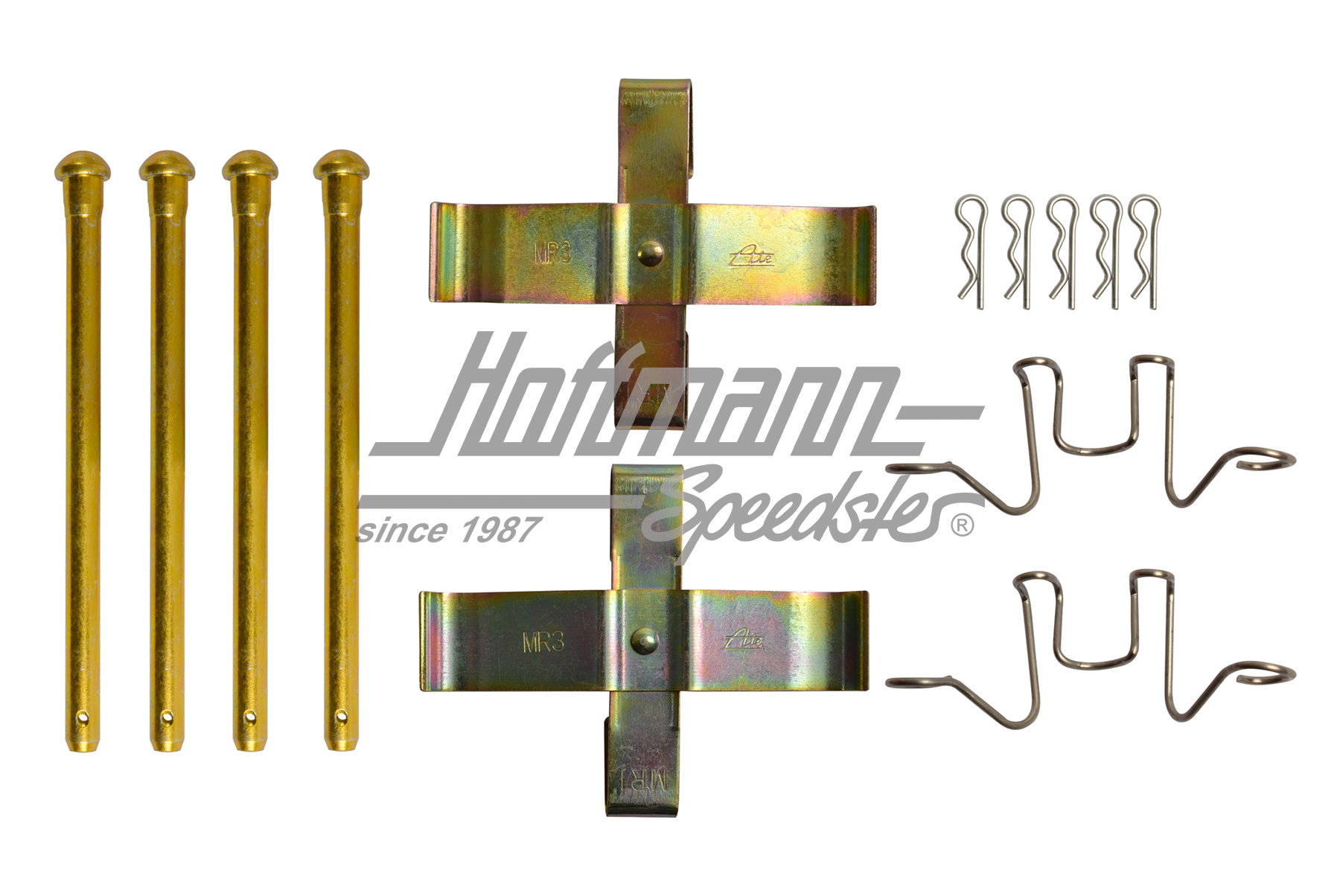 Juego de fijación, zapatas de freno, posterior                                                      