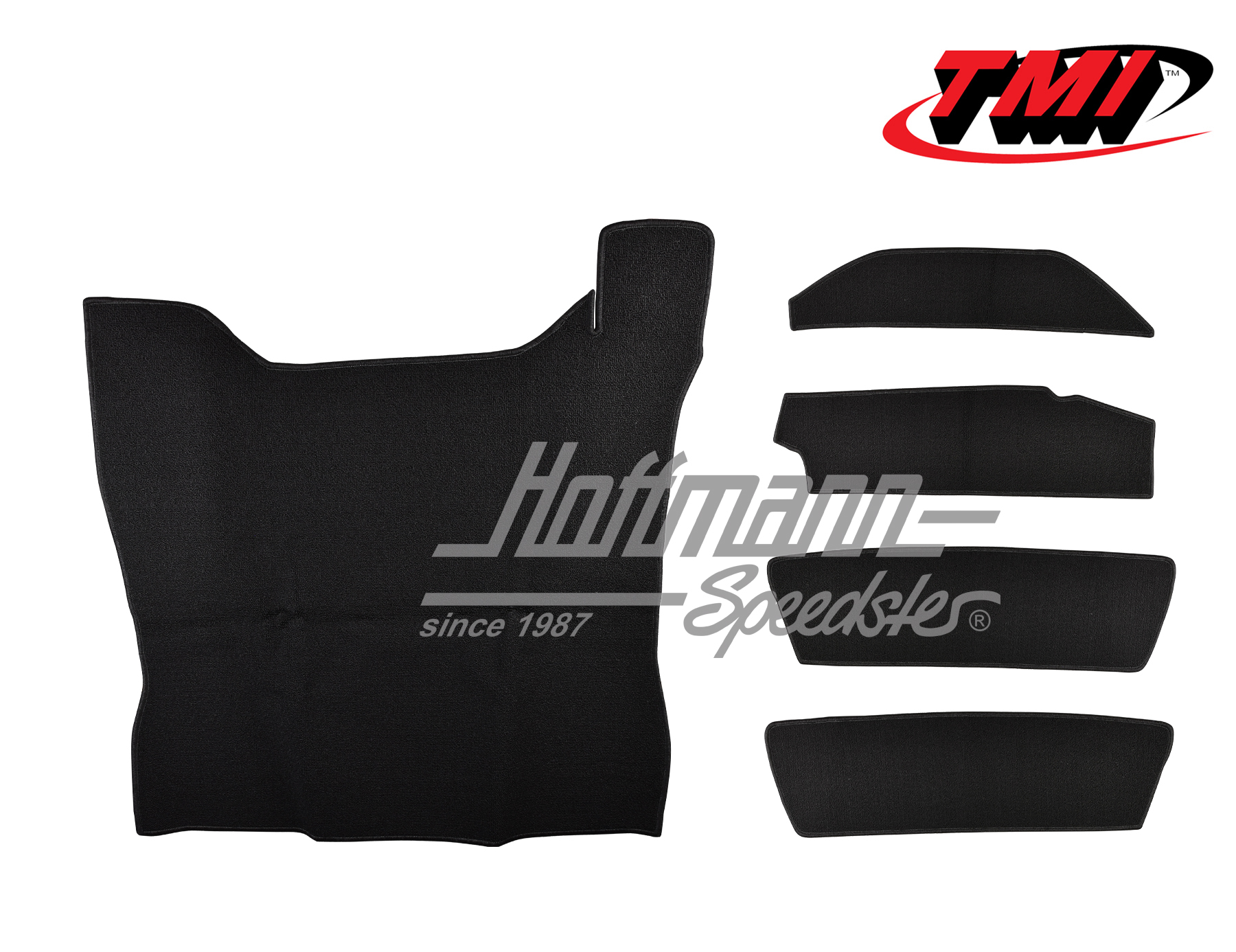 Juego de alfombras, maletero, anterior, 8.70-7.73, negro | 34-T3058-301 | 069-9683