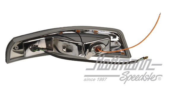 Piloto intermitente, amarillo/blanco, 65-68, derecha                                                