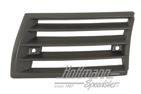 Rejilla decorativa del claxon, negra, 911, .69-.73, izqda.                                          