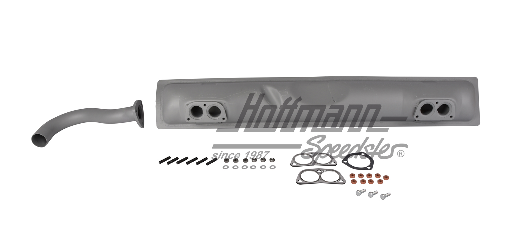 Juego de silenciador de escape, Furgoneta T2/T3, 1.7-2.0, 71-85 | VW-35028Z | 090-2055-03