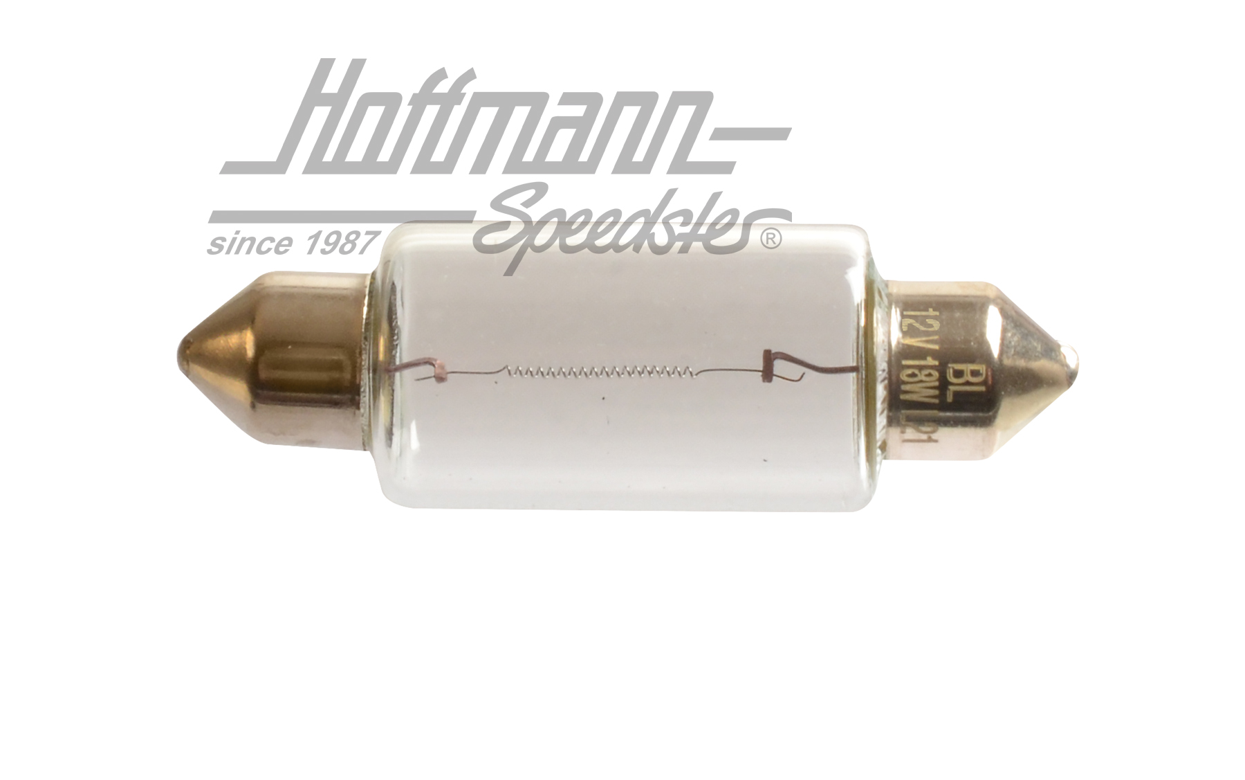 Bombilla Festoon, 12V, 18W, 44mm | 500274A 0 | 020-4422