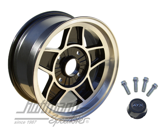 Llanta ATS, 7x15, ET16, negra / pulida | 70516 1900 001 | 070-6020