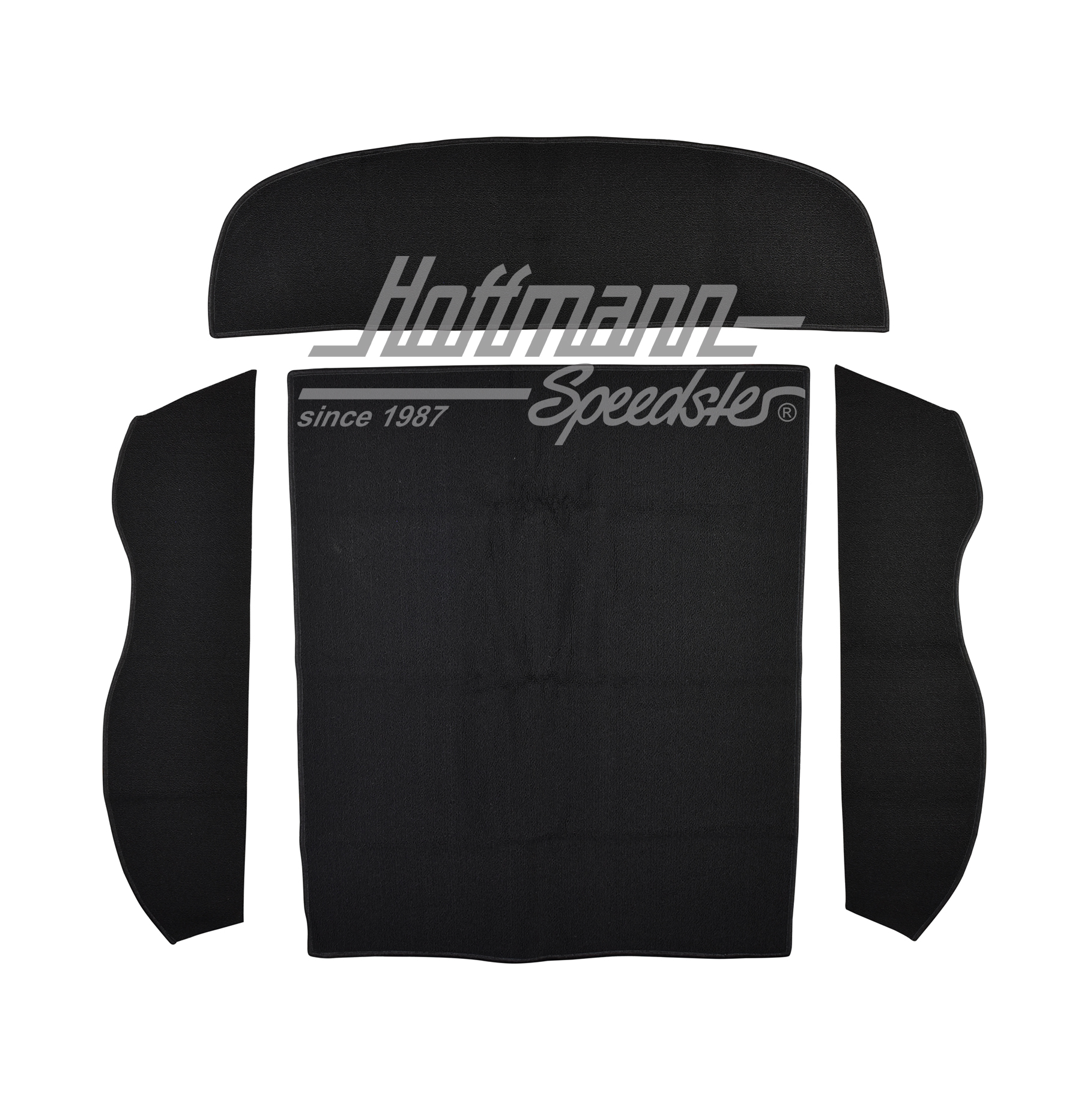 Juege de alfombras, maletero, posterior, Notchback, nero | 34-R3137-301 | 069-9690