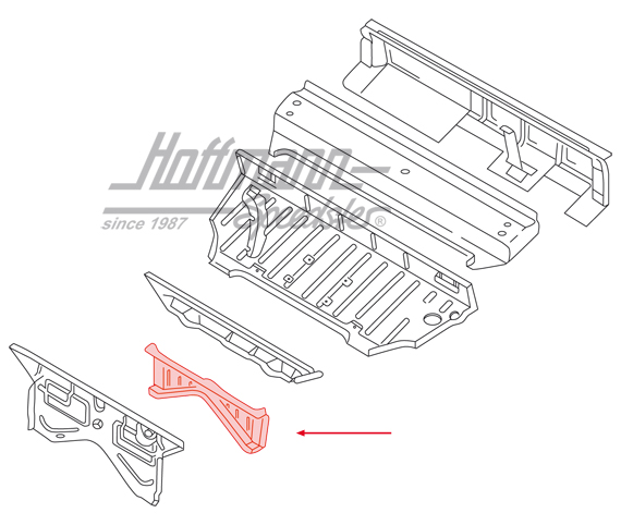 Chapa antisalpicaduras, delantera, Tipo 181                                                         