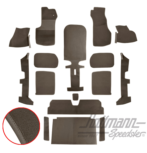 Juego de alfombrillas, Golf Cabrio, 79-93, gris |  | 180-3010-18