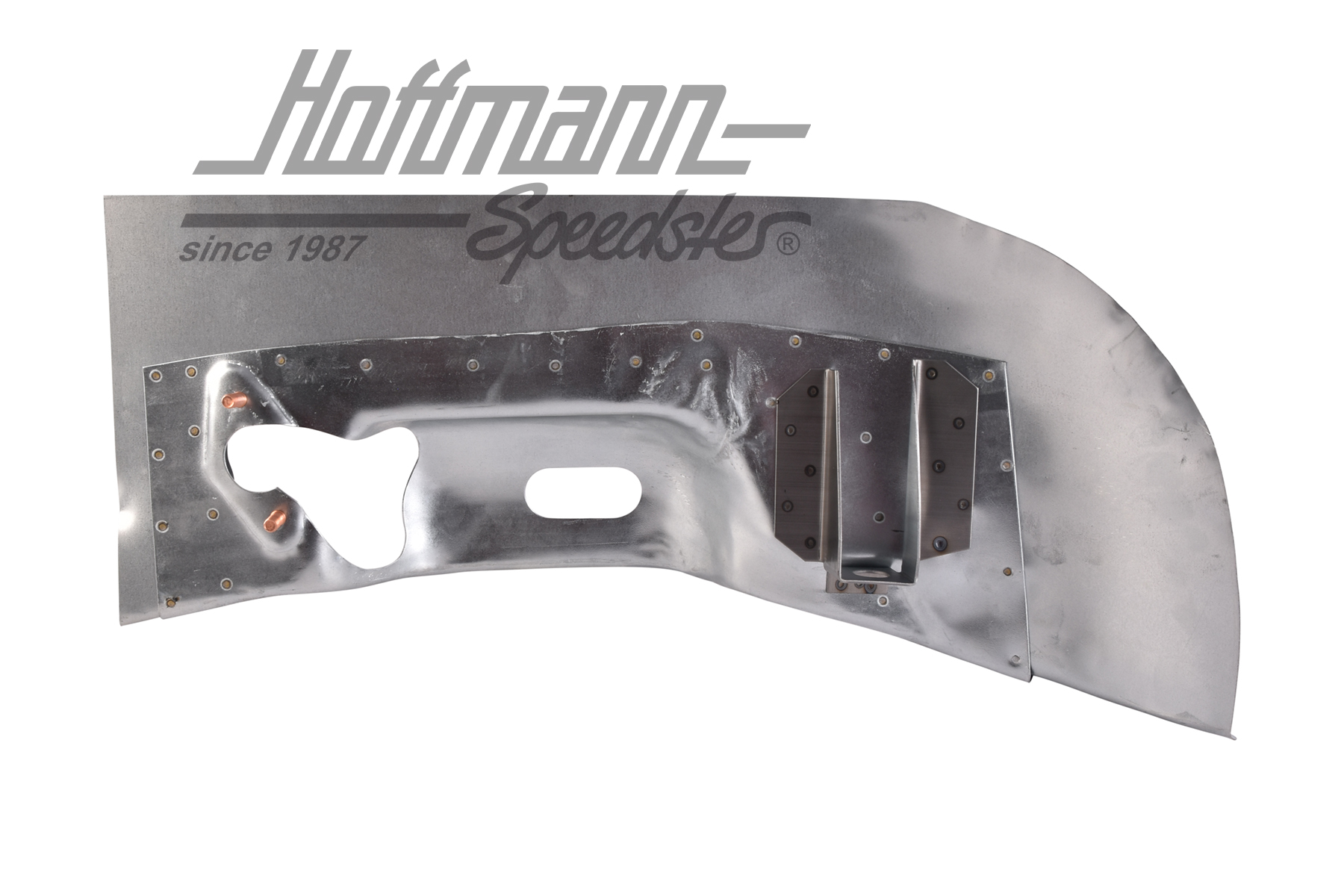 Chapa guardarruedas con soporte de montaje, .66-, posterior, dcha. | 111 809 172 A | 050-1412