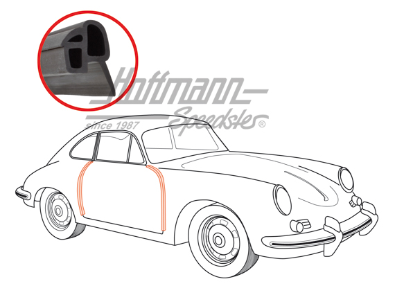 Junta de puerta, anterior/posterior, 356 A/B/C                                                      
