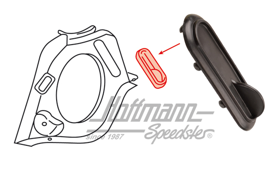 Cobertura, chapa de alternador, Typo 4 | 021 119 295 | 097-1860