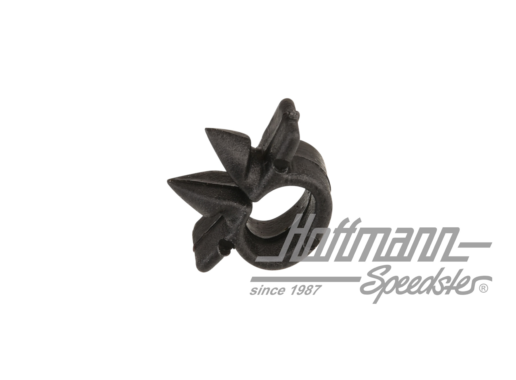 Clip de retención, 5 mm, cable/manguera, negro                                                      