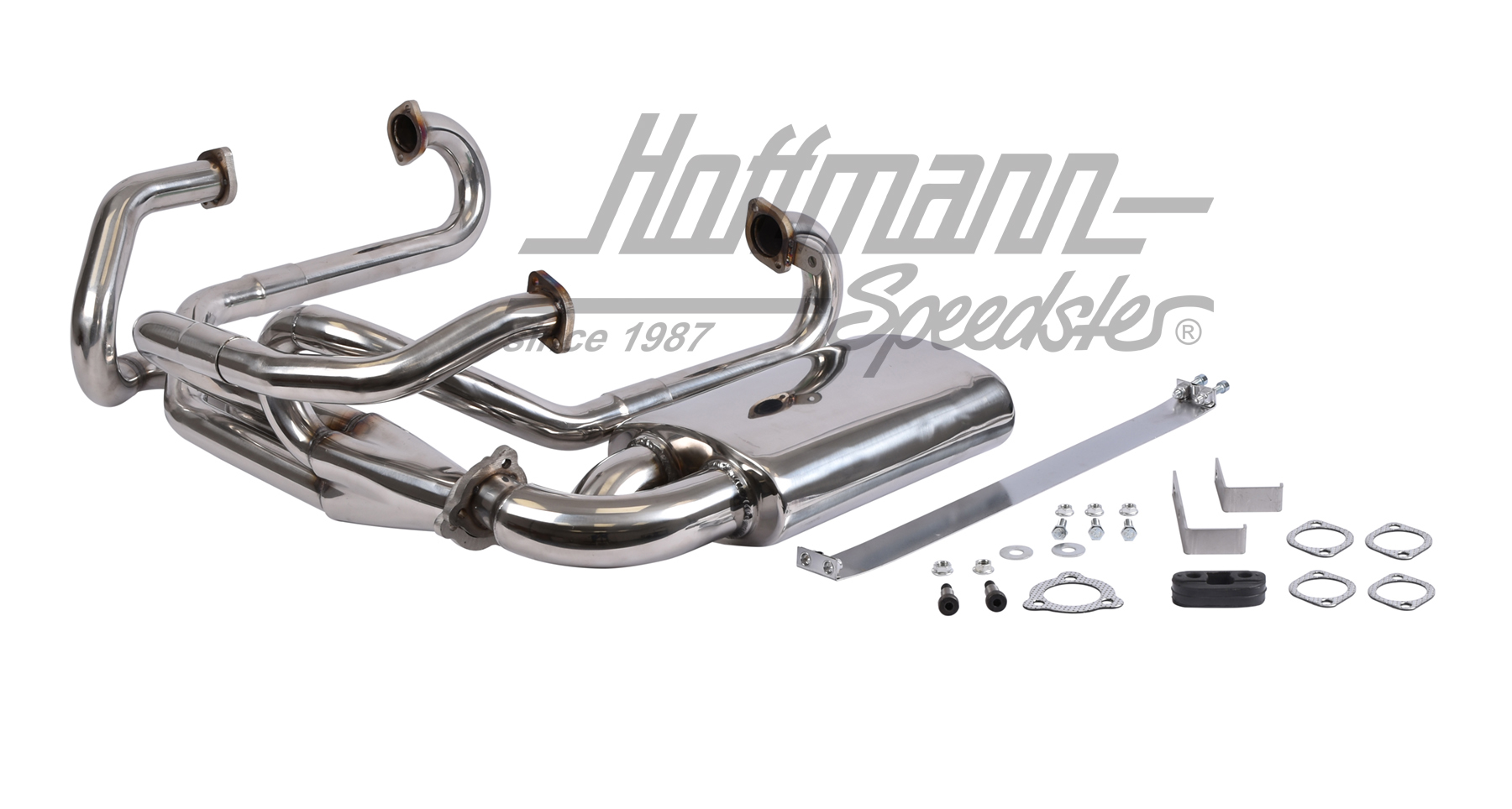 Escape deportivo, lateral, acero inoxidable, 42 mm | --- --- --- | 020-3558-10