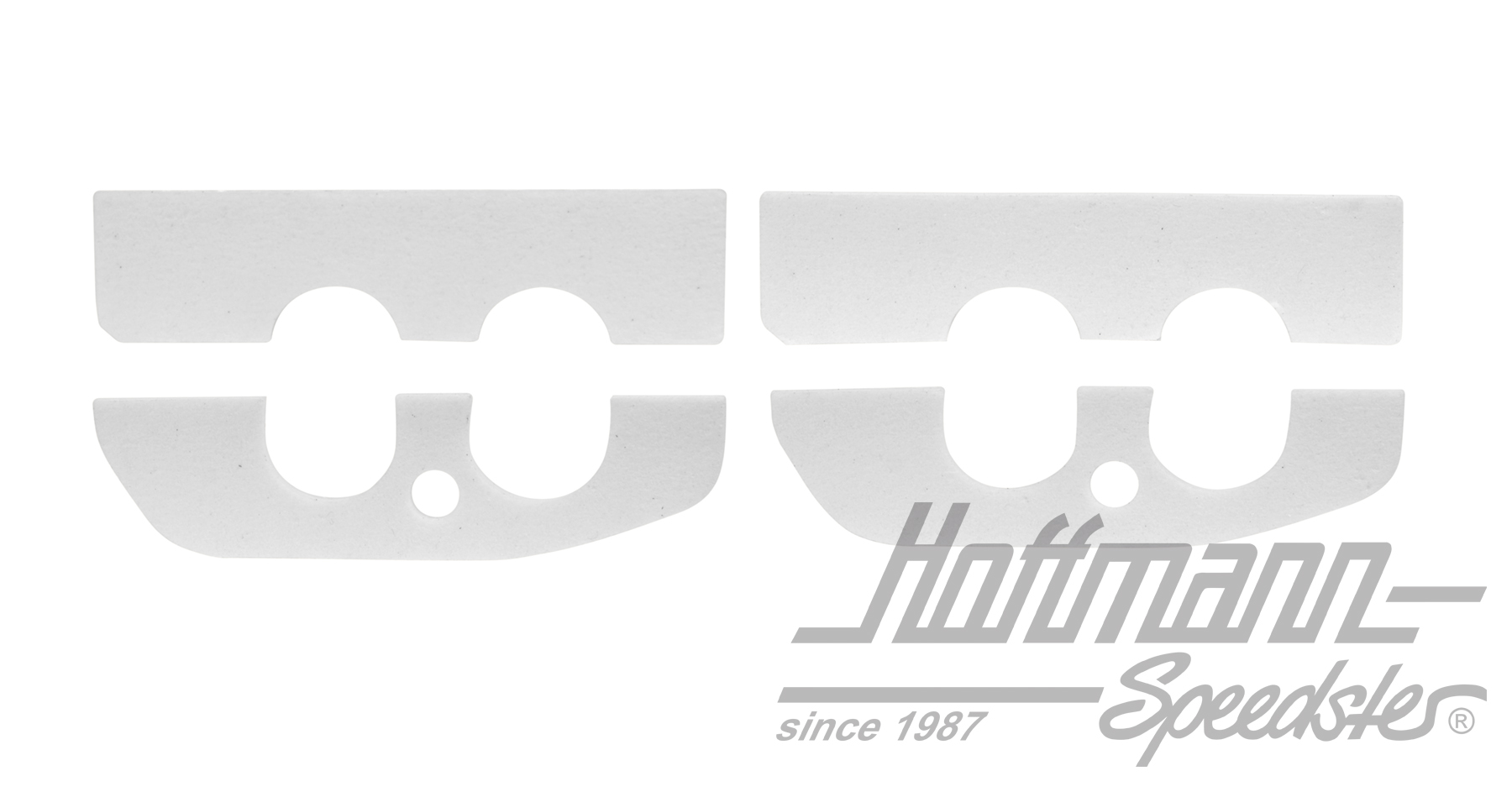 Juego de juntas, placa de motor, precalentamiento doble | 113 119 597 E + 113 119 599 E | 010-1829