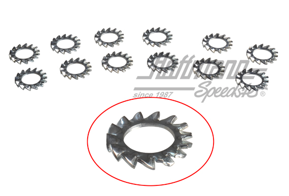 Arandela de seguridad, tornillo eje de transmisión
 | N  015 371 1 | 010-2588-08