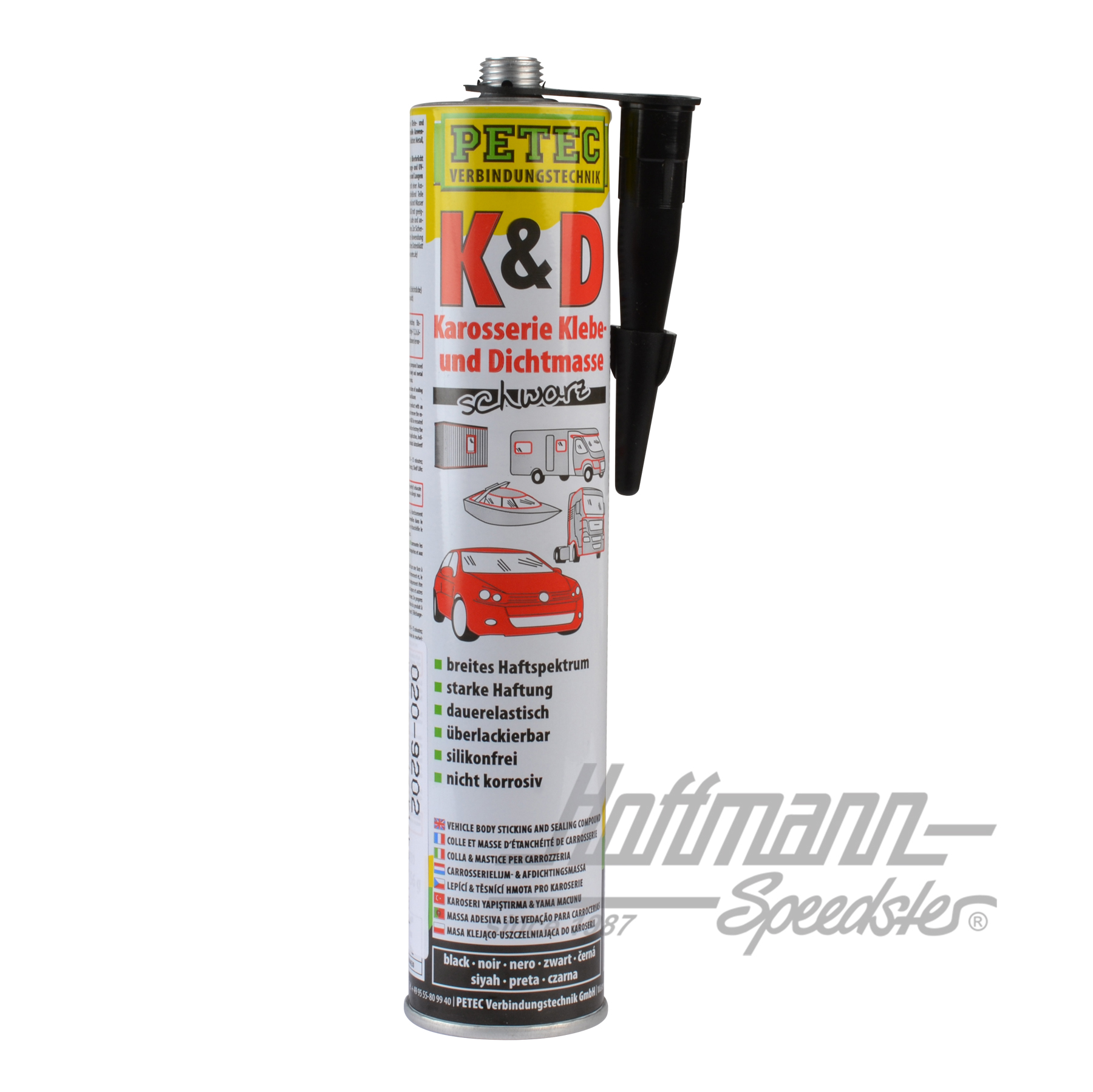 Compuesto adhesivo y sellador, 310 ml, negro | 5880851 | 020-9202