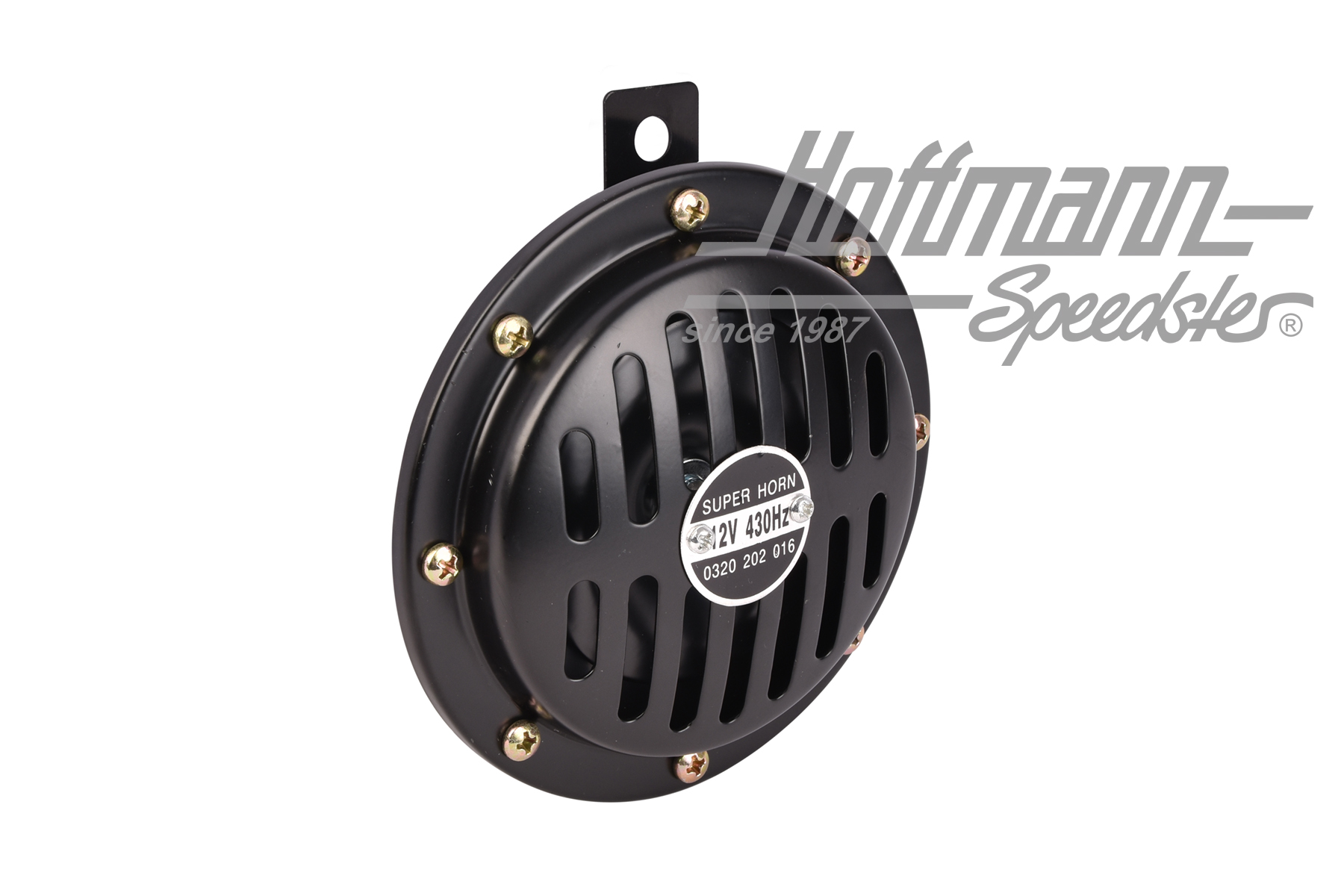 Claxon, negro/negro, 12 voltios, 120mm | --- --- --- | 020-4445-90