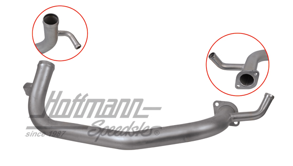 Tubo del agua, bomba de agua / caja del termostato, EST | 025 121 081 G  Edelstahl | 307-4024-05