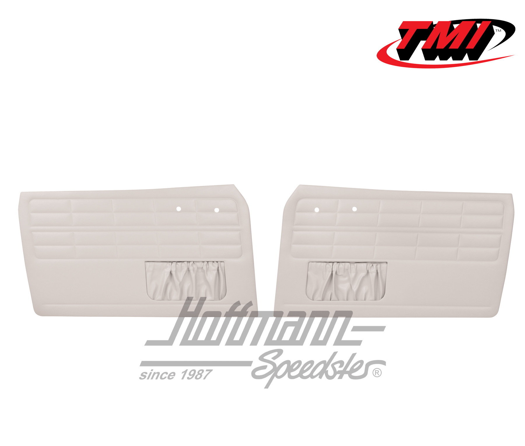 Revestimientos de puerta, Karmann Ghia, -7.63, blanco | 10-1504-20 | 066-0020-00