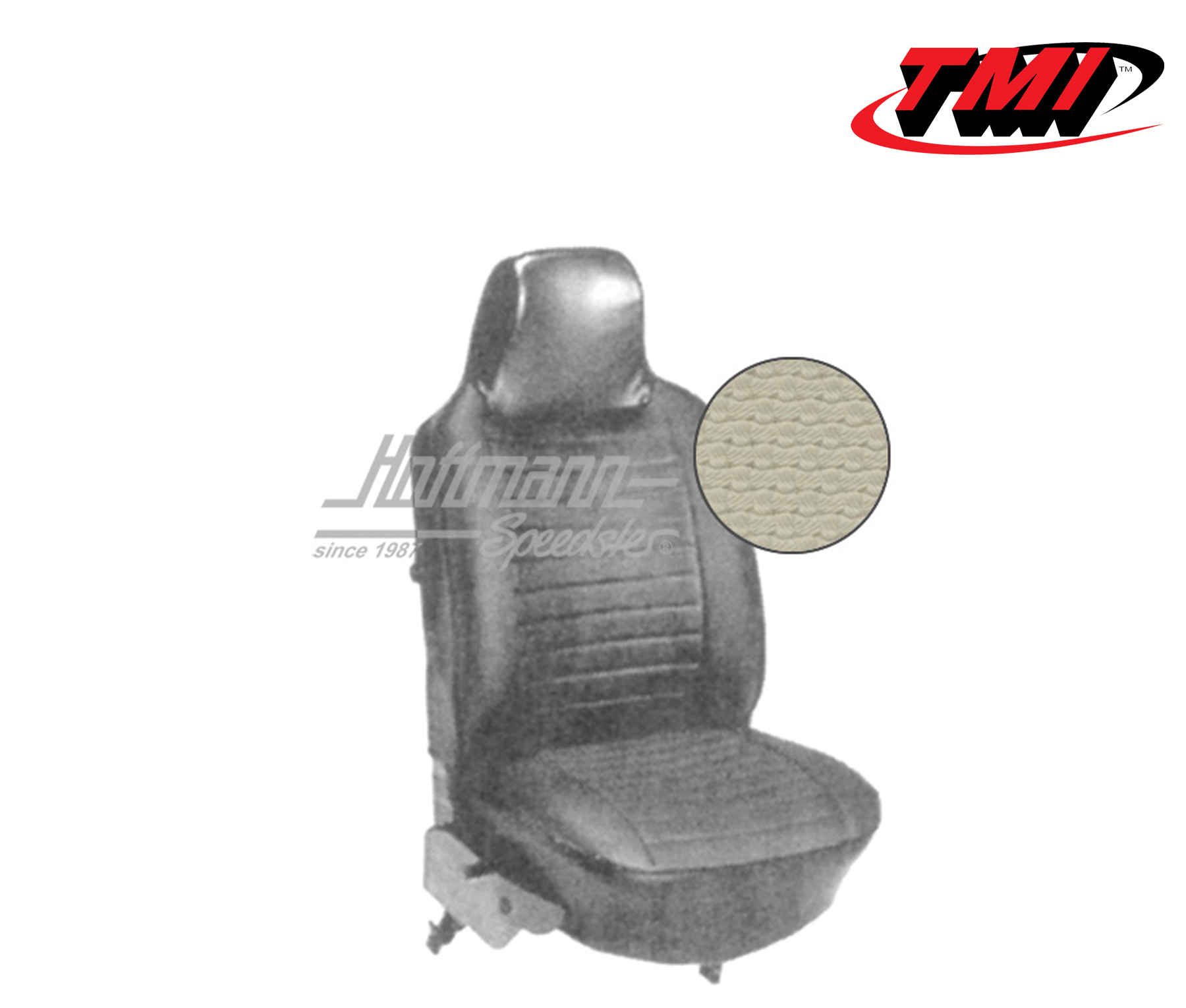 Fundas de asiento, Sedán, 73-76, tejido de cesta, blanco antiguo | 43-1128-05 | 055-5350