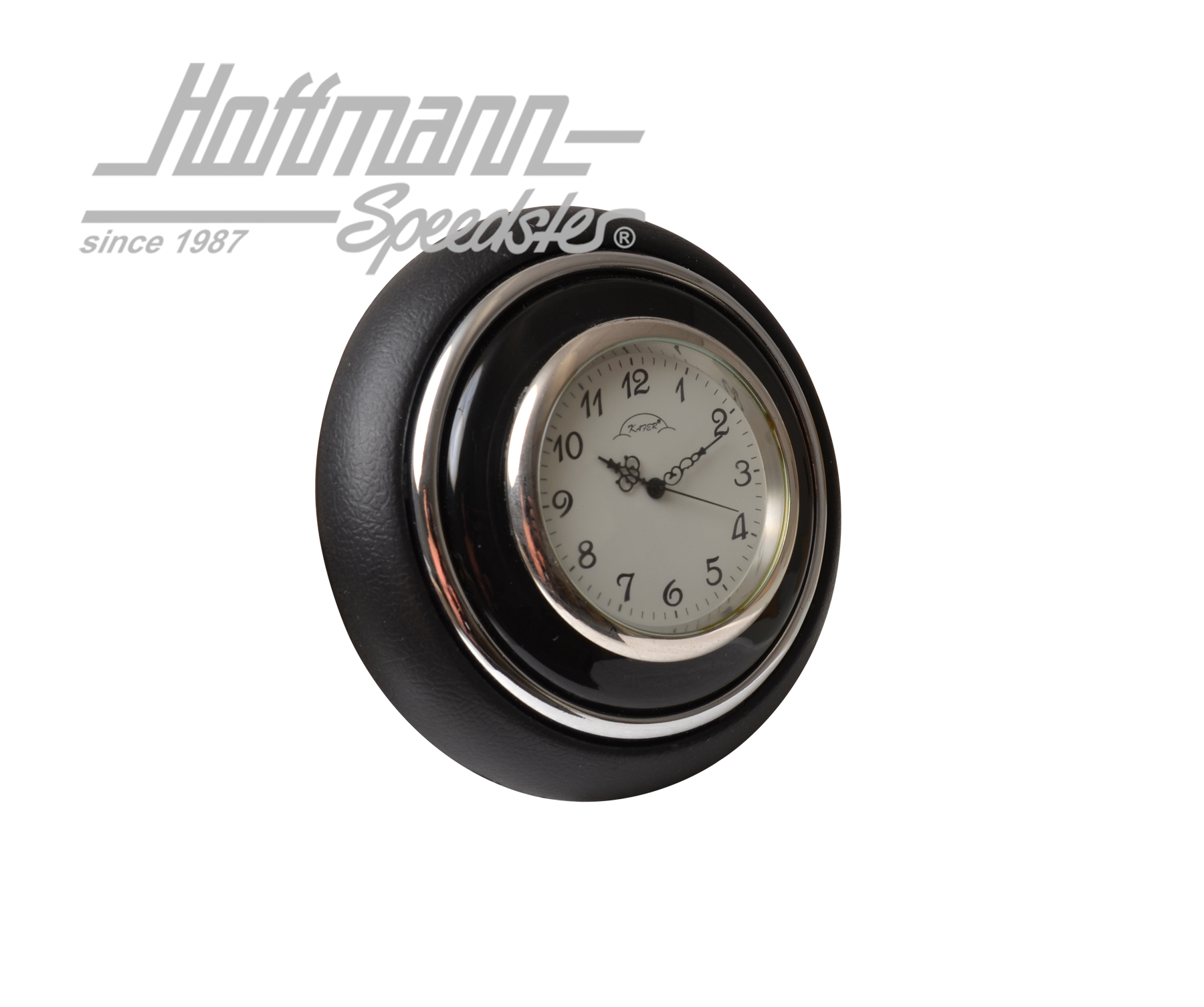 Botón del claxon, con reloj, Escarabajo/Furgoneta, negro | 211 951 Clock | 020-1882-10