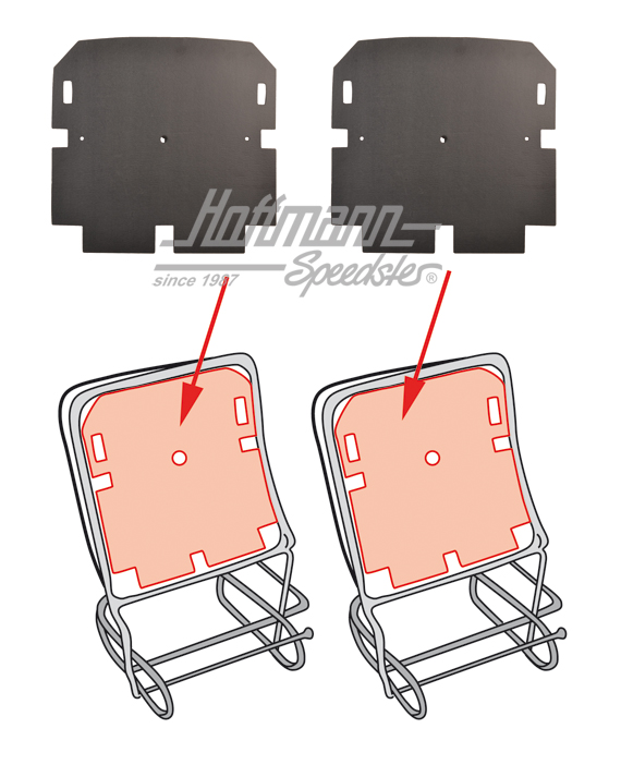 Cobertura, respaldo, posterior, 64-72 | 111 881 795 B | 055-5055-08