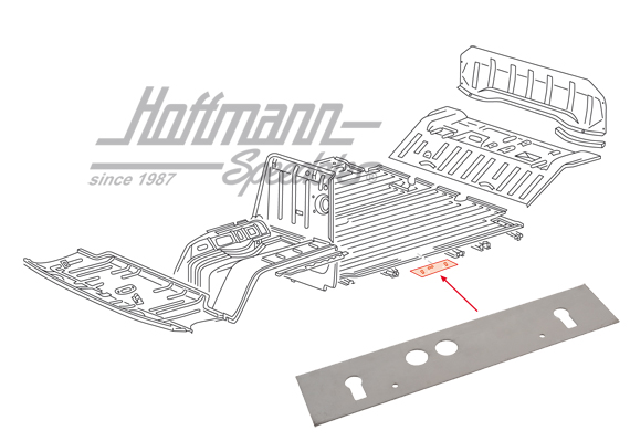 Chapa de retención, banco de asiento, compartimento acompañante
                                   