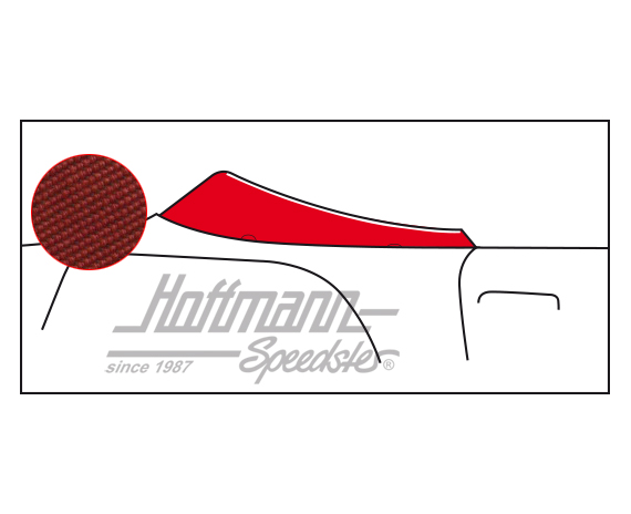 Funda de capota, 4.67-11.68, Sonnenland, roja |  | 060-4052-60