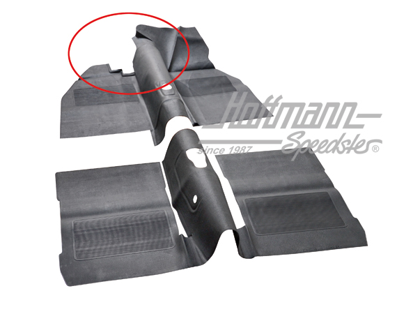 Alfombrillas de goma, placa de base, 8.72-, negro | 113 898 700 | 020-0027