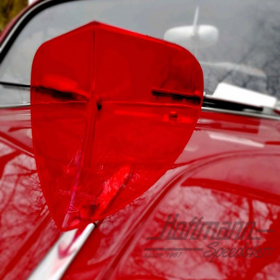 Turbulenciador, parabrisas, rojo                                                                    