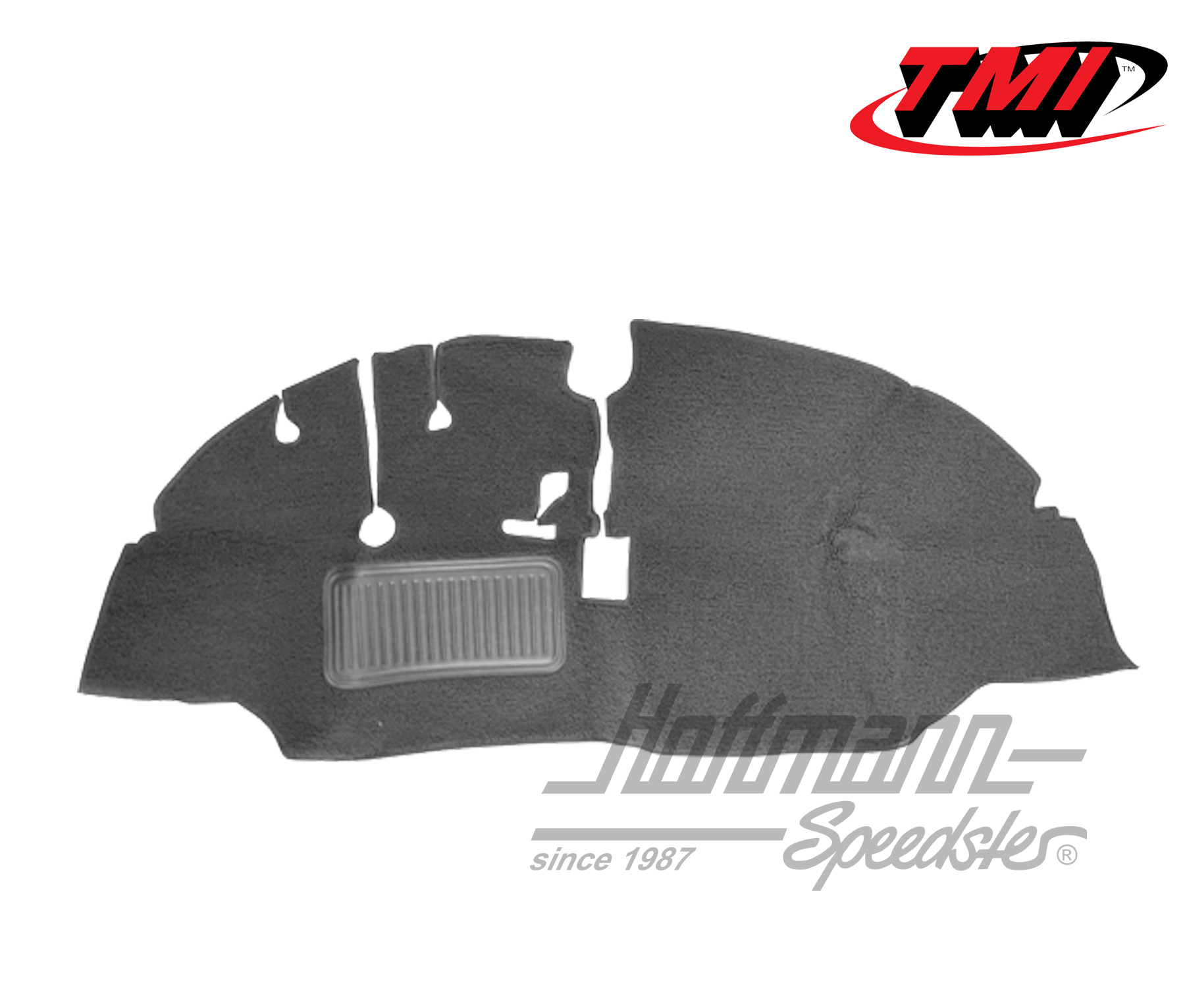 Alfombrilla, espacio para los pies, Furgoneta T1, 65-67, gris | 34-F2102-407 | 098-0002