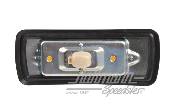 Intermitente, blanco / naranja / cromado, 67-72, derecha                                            