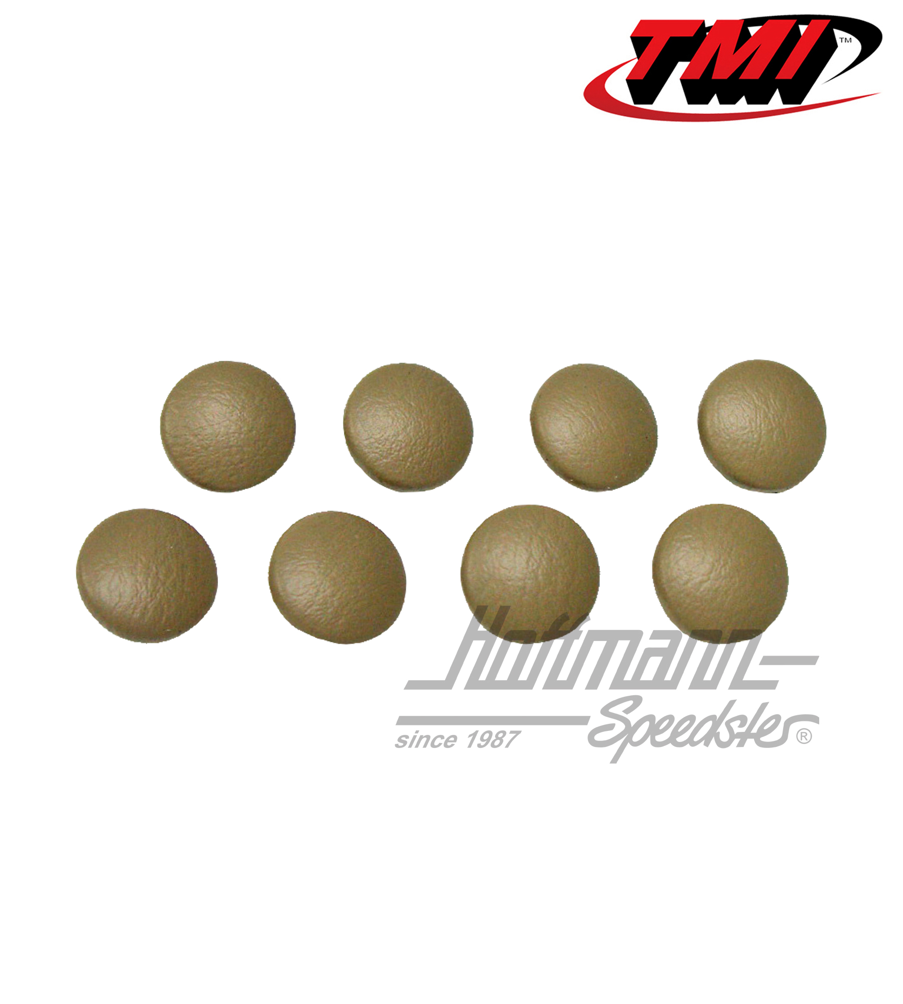 Botones de tapicería, juego de 8 unidades, beige | 43-4414-14 | 055-7074