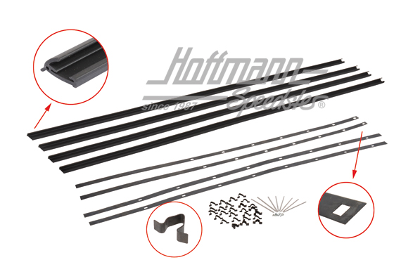 Kit de perfiles de ranura de la ventana "Snap-In", 64- | 00-9773 | 045-9114